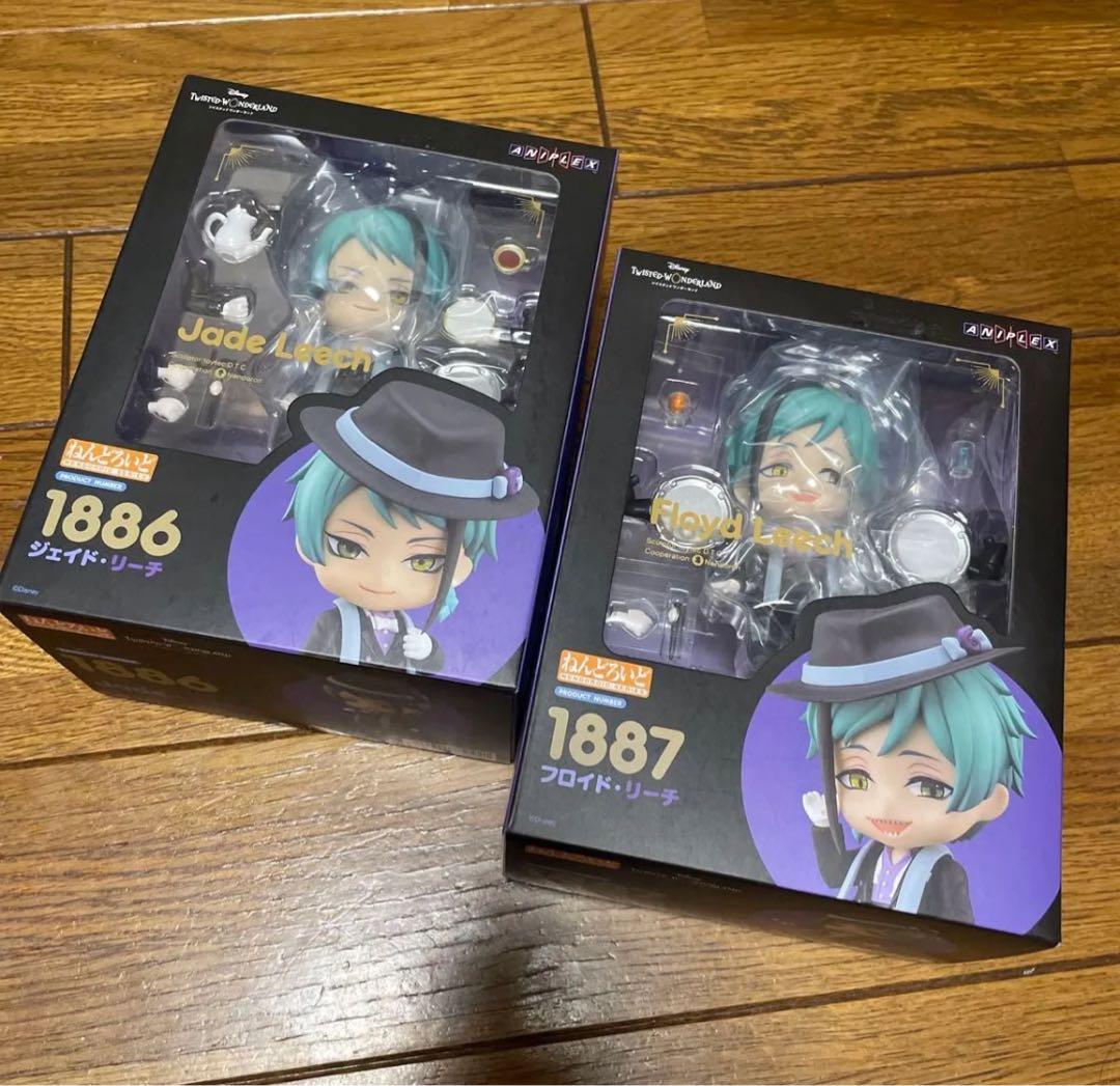 新品 ツイステ ねんどろいど 1886 1887 ジェイド フロイド フィギュア