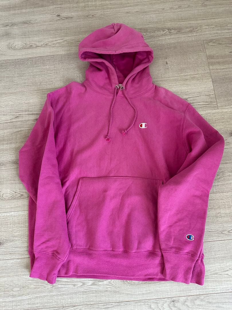 champion リバースウィーブ ピンク マジェンタ ホンジュラス製 US規格