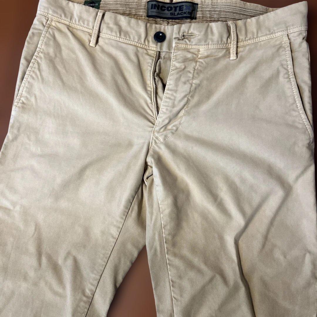 インコテックス 100型 秋冬 カーキベージュ サイズ31 トリコチノ