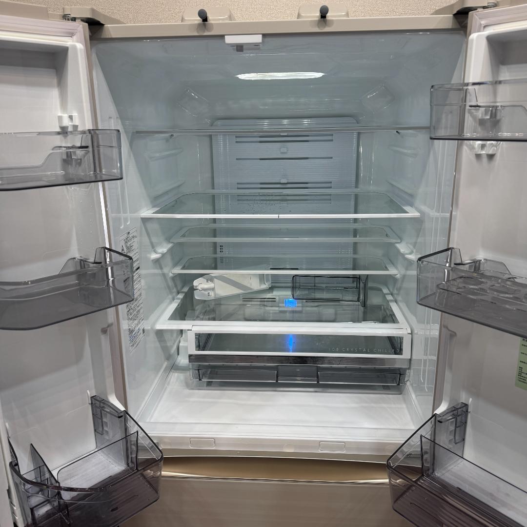 東京23区送料無料　極美品東芝6ドア冷蔵庫　551L製氷機有　GR-S550FZ