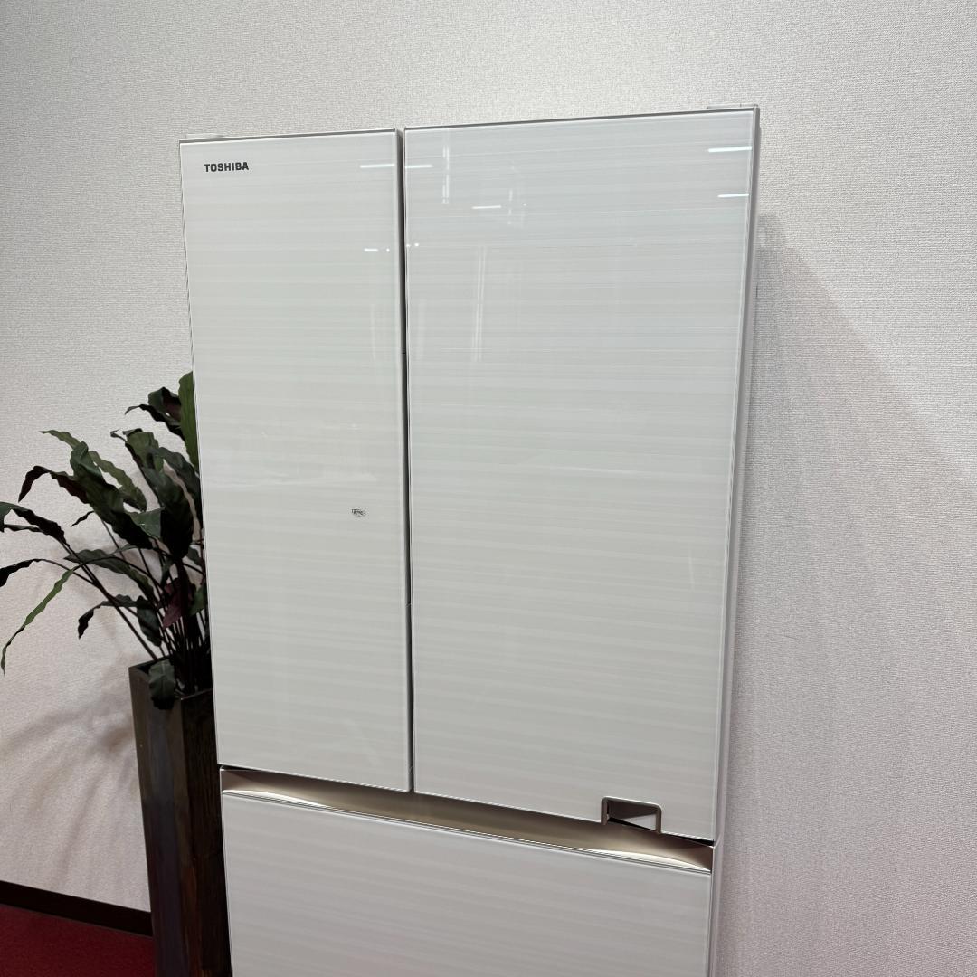 東京23区送料無料　極美品東芝6ドア冷蔵庫　551L製氷機有　GR-S550FZ