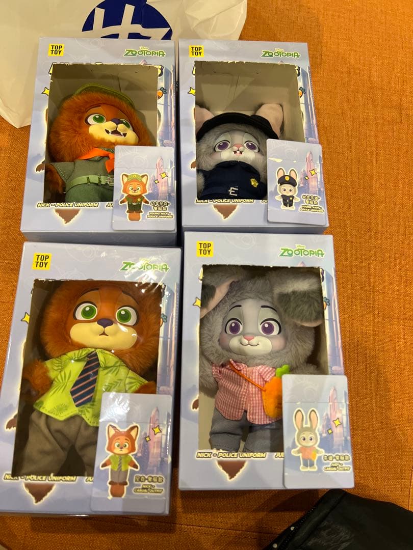 TOP TOY ズートピア　ぬいぐるみ　4体セット