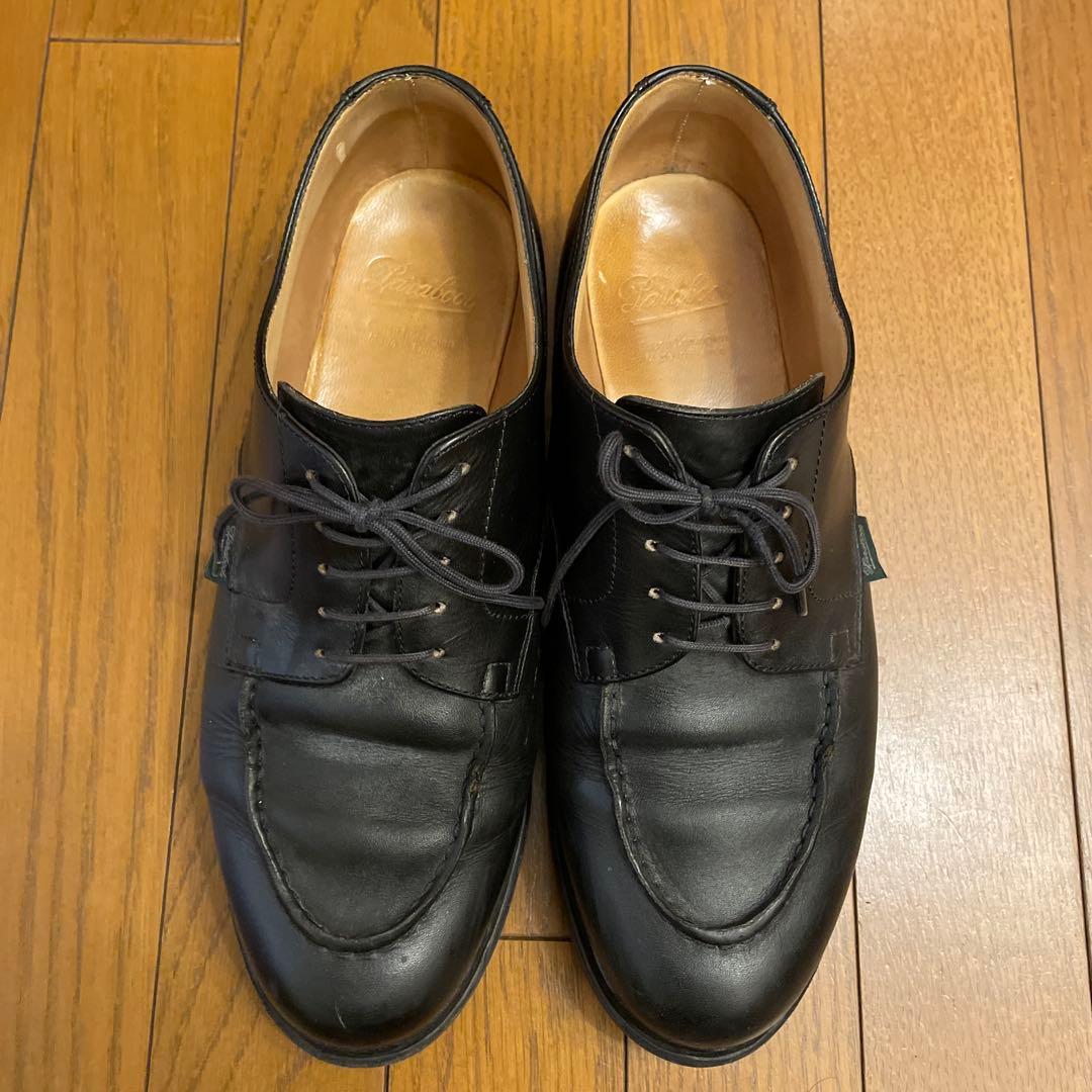 Paraboot シャンボード ブラック リスレザー 8.5 美品
