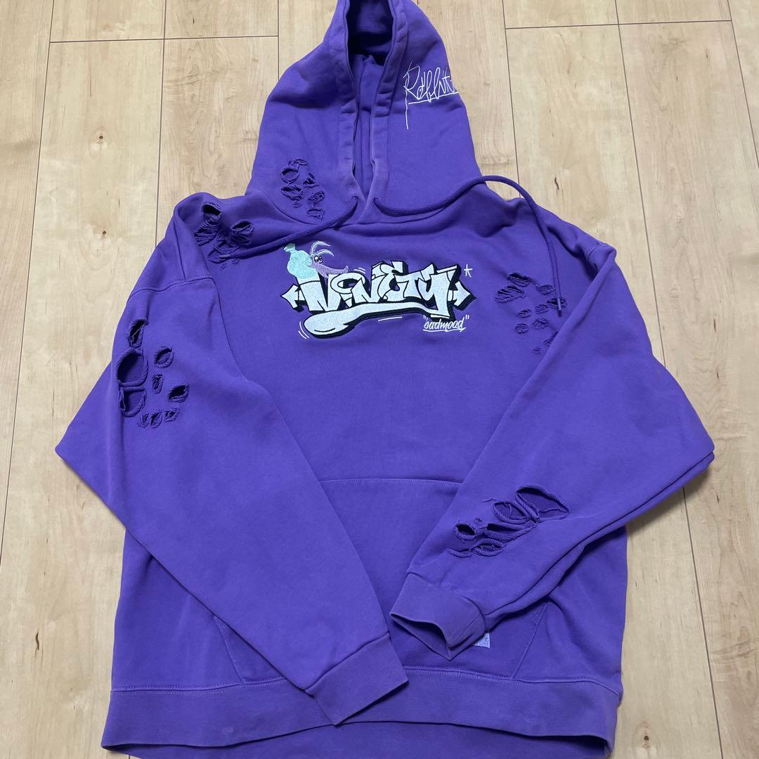 SEKAI NO OWAR深瀬 badmood×9090 ラビットパーカー