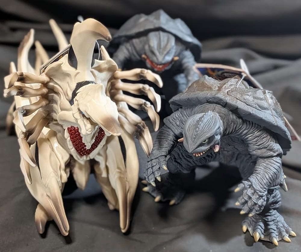 平成ガメラ＆レギオン（バンダイ）ムービーモンスター ソフビ３体セット