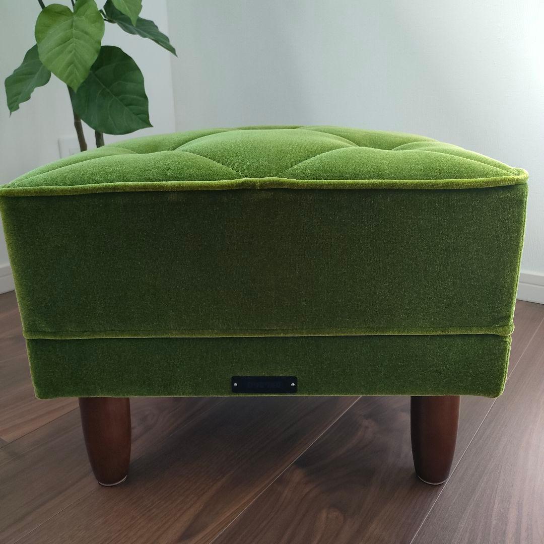 カリモク60 X36206 モケットグリーン オットマン