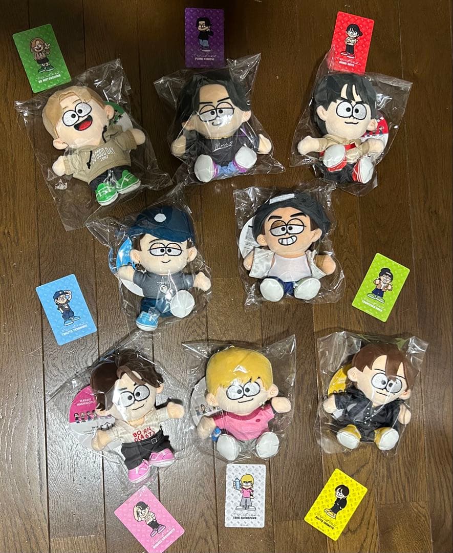 新品 timeleszぬいぐるみ 8体セット ぬい コンプ全員8人 トレカ