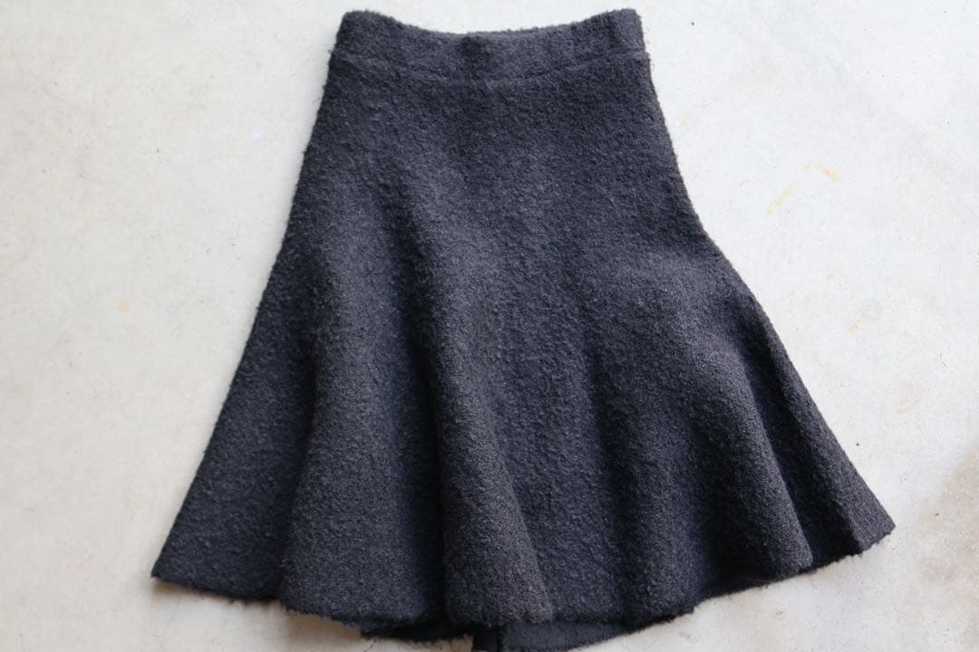 MACHATT マチャット ブークレニット スカート 黒