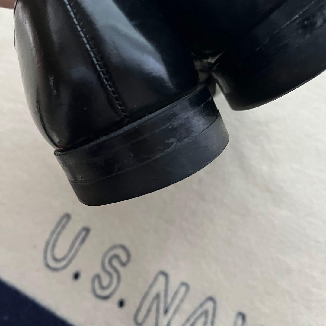 90s usnavy サービスシューズ 海軍 9 1/2R ミリタリー　革靴