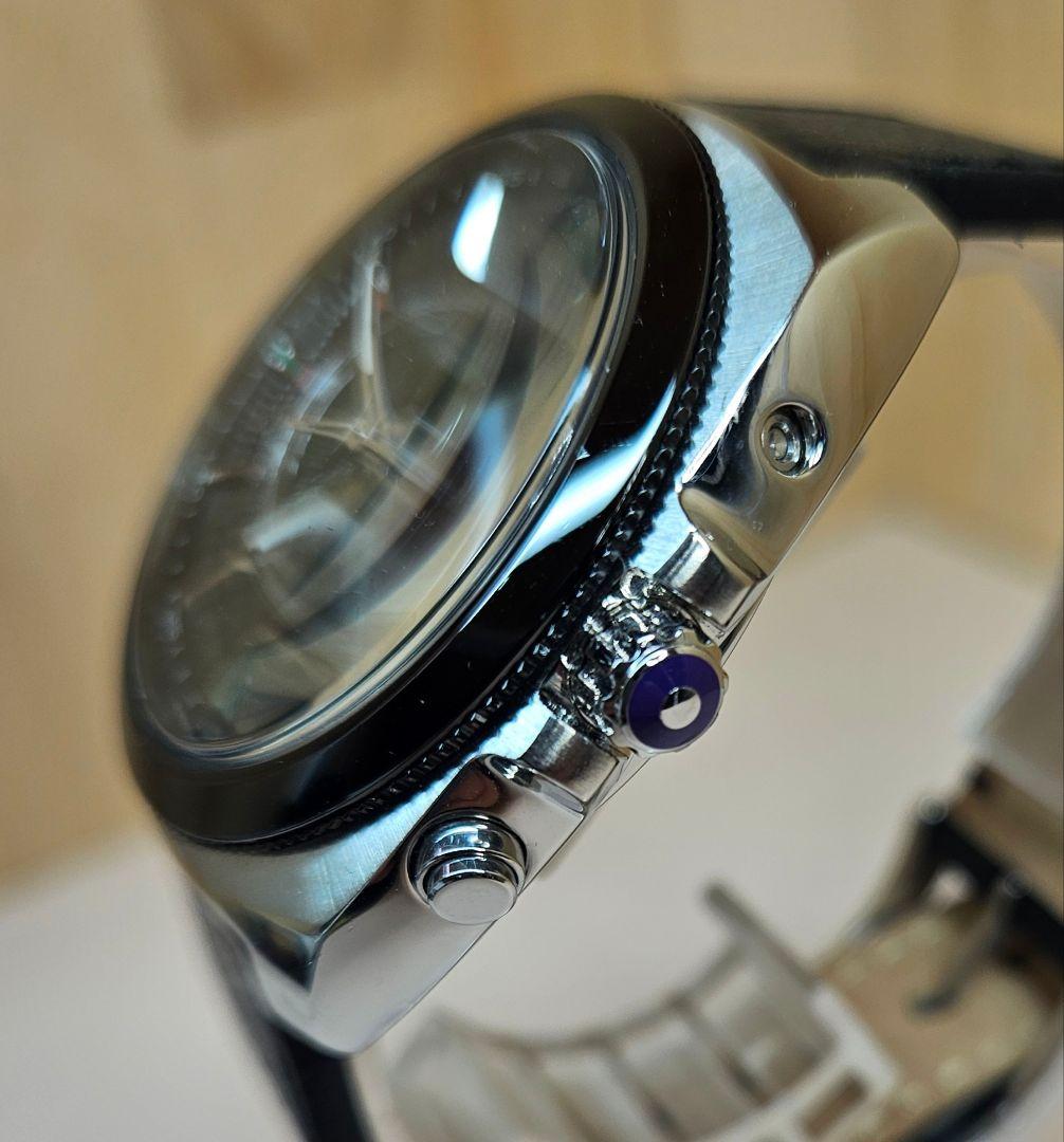 2次電池交換済み‼️美品のポールスミス電波ソーラー腕時計