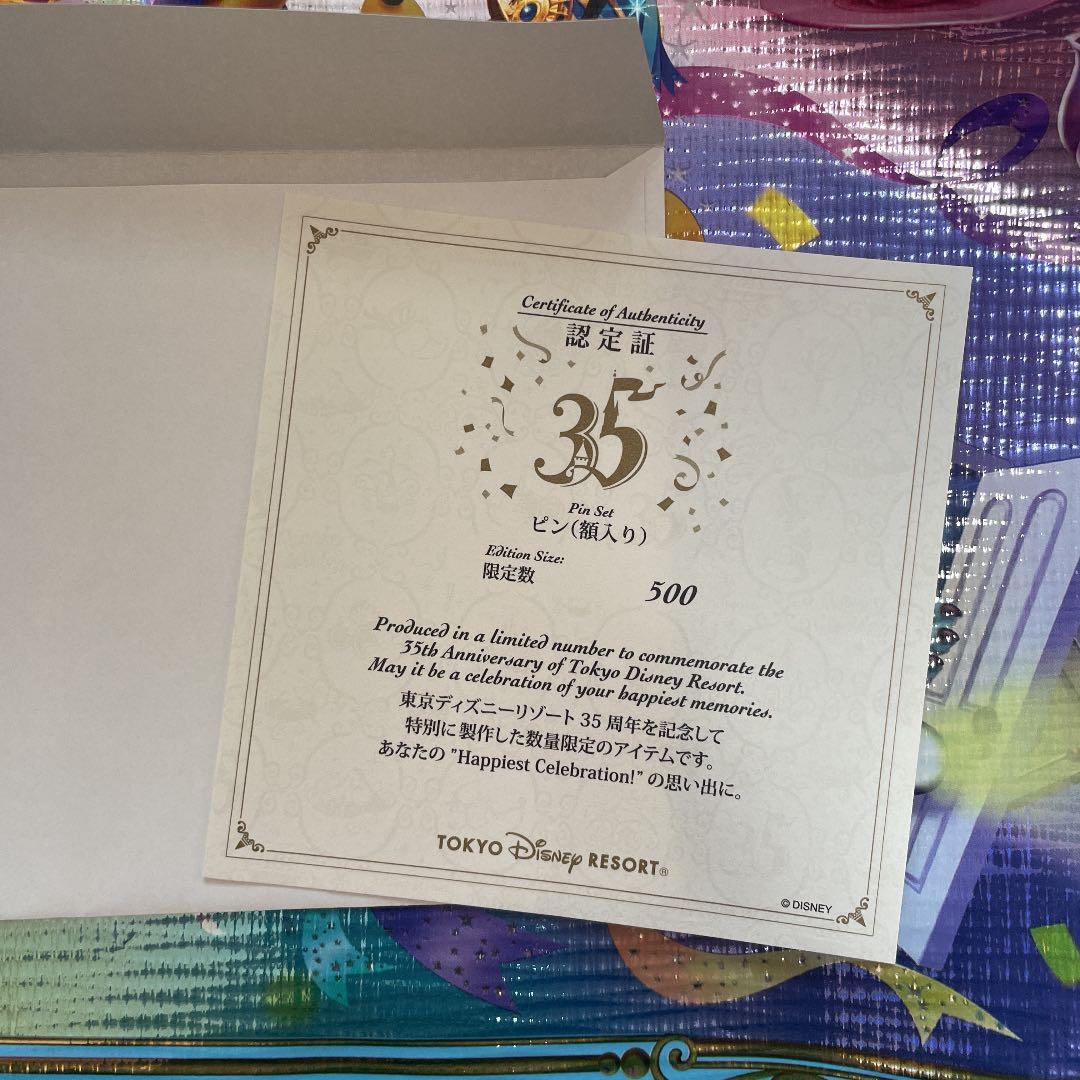 【限定品】ディズニー35周年記念　ピンバッチセット