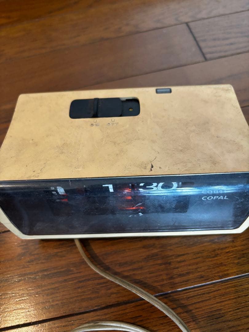 昭和レトロ sharp 卓上扇風機2台＋COPAL フリップ時計 3点セット