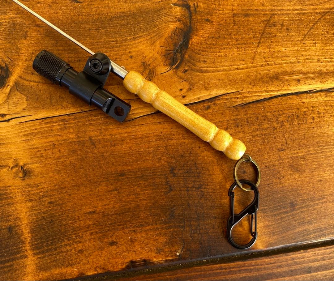 クワガタ採集セット　オリジナルロゴ入り掻き出し棒　デジタルノギス　採集ケース