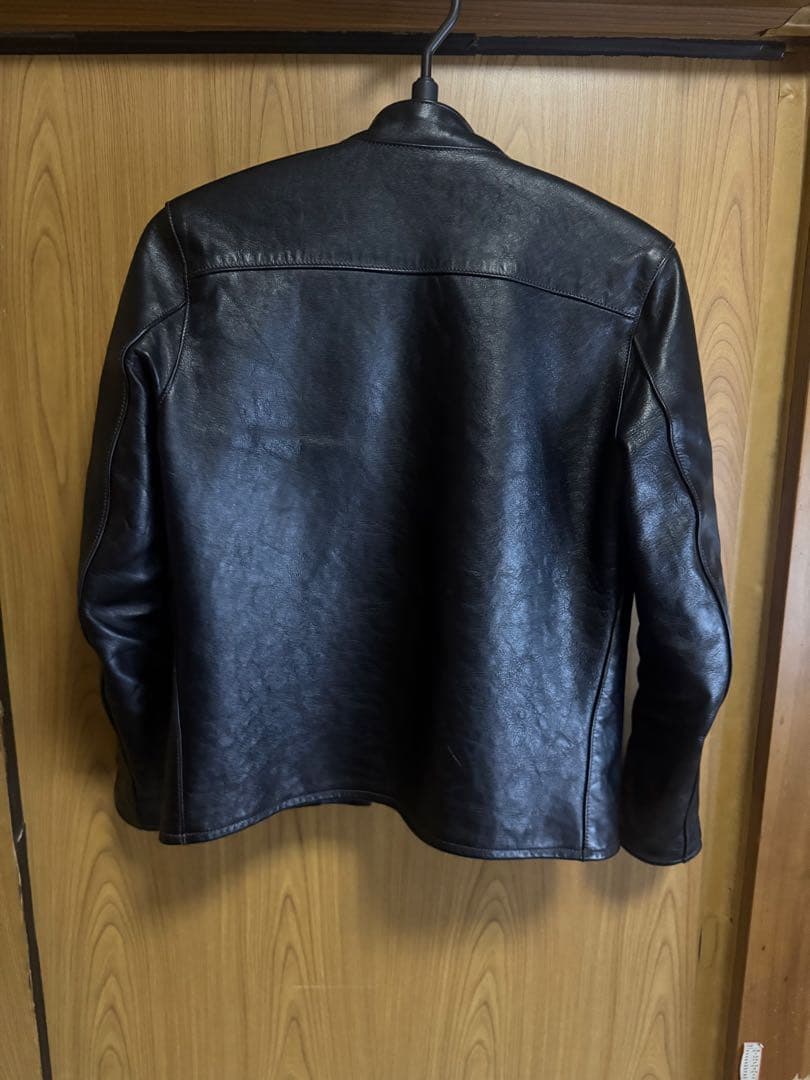 リアルマッコイズ BUCO シングル レザー ライダース ジャケット J-100