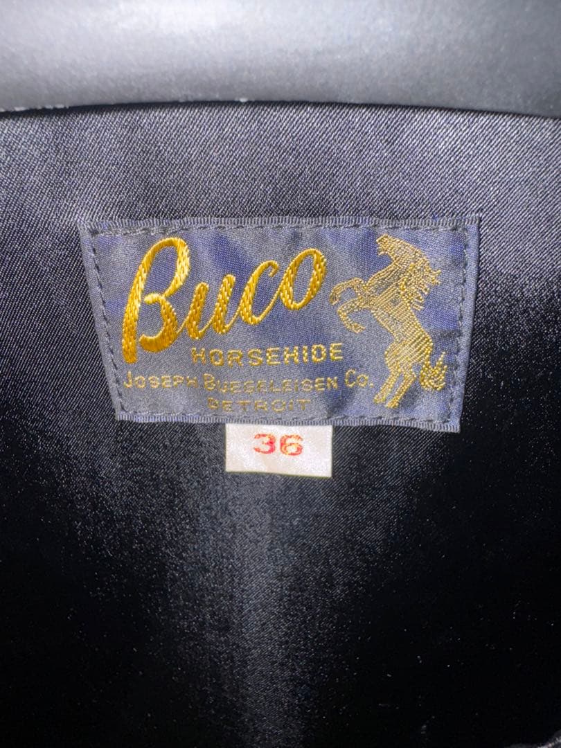 リアルマッコイズ BUCO シングル レザー ライダース ジャケット J-100