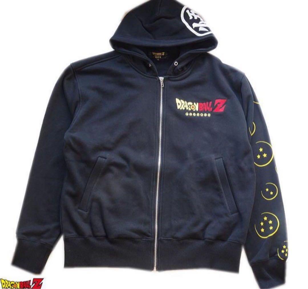 絡繰魂 ドラゴンボールZ コラボ ジップアップパーカー 孫悟空 刺繍