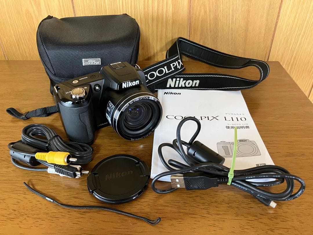 【合馬公式アカさま 取置】美品 Nikon COOLPIX L110 動作確認済