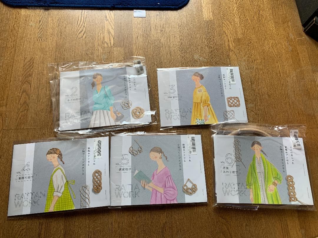 ★フェリシモ／大人のおしゃれ籐（とう）編みアクセと小物づくりプログラム★