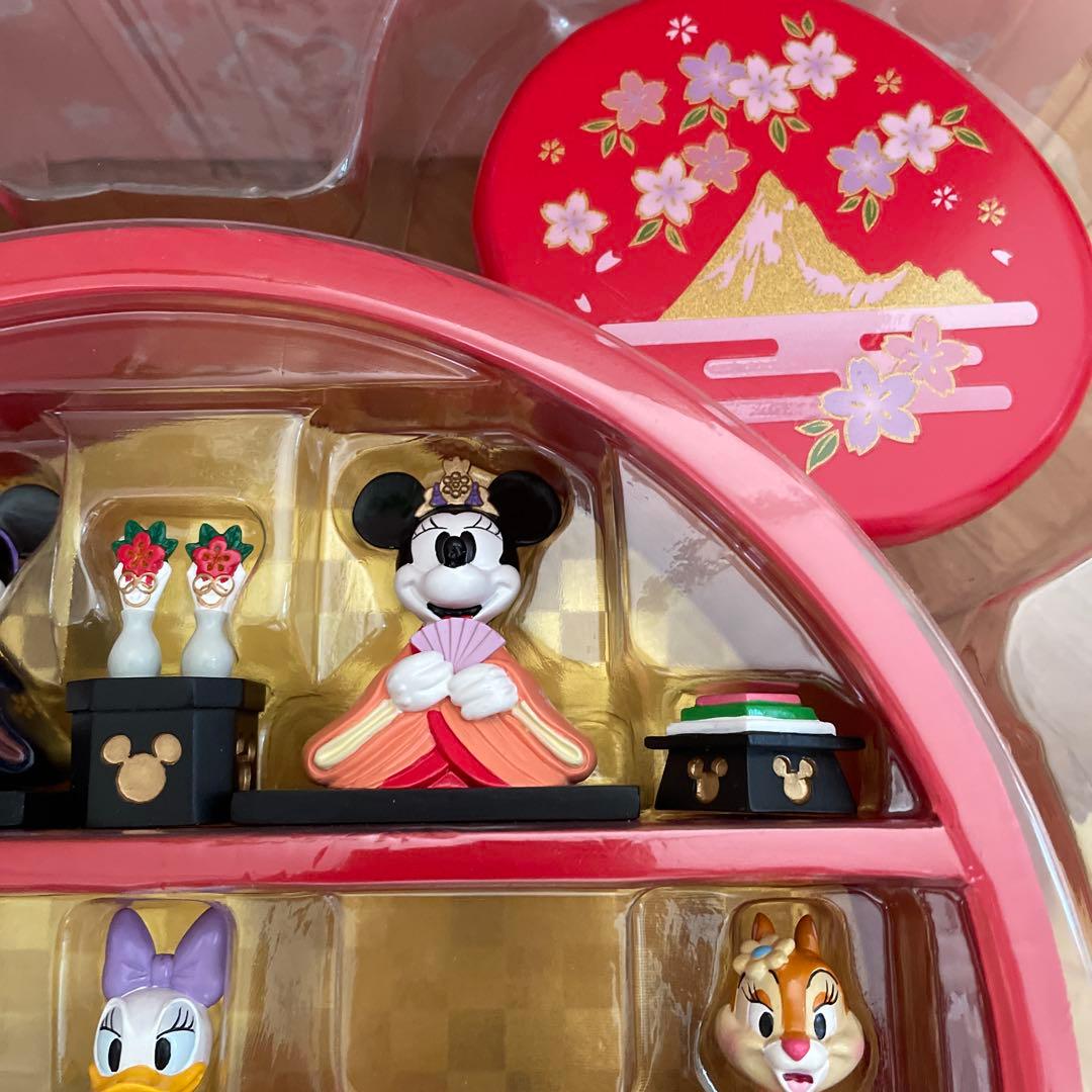【レア】ディズニーリゾート　ひな人形　飾り棚付き　ディズニー　箱付き