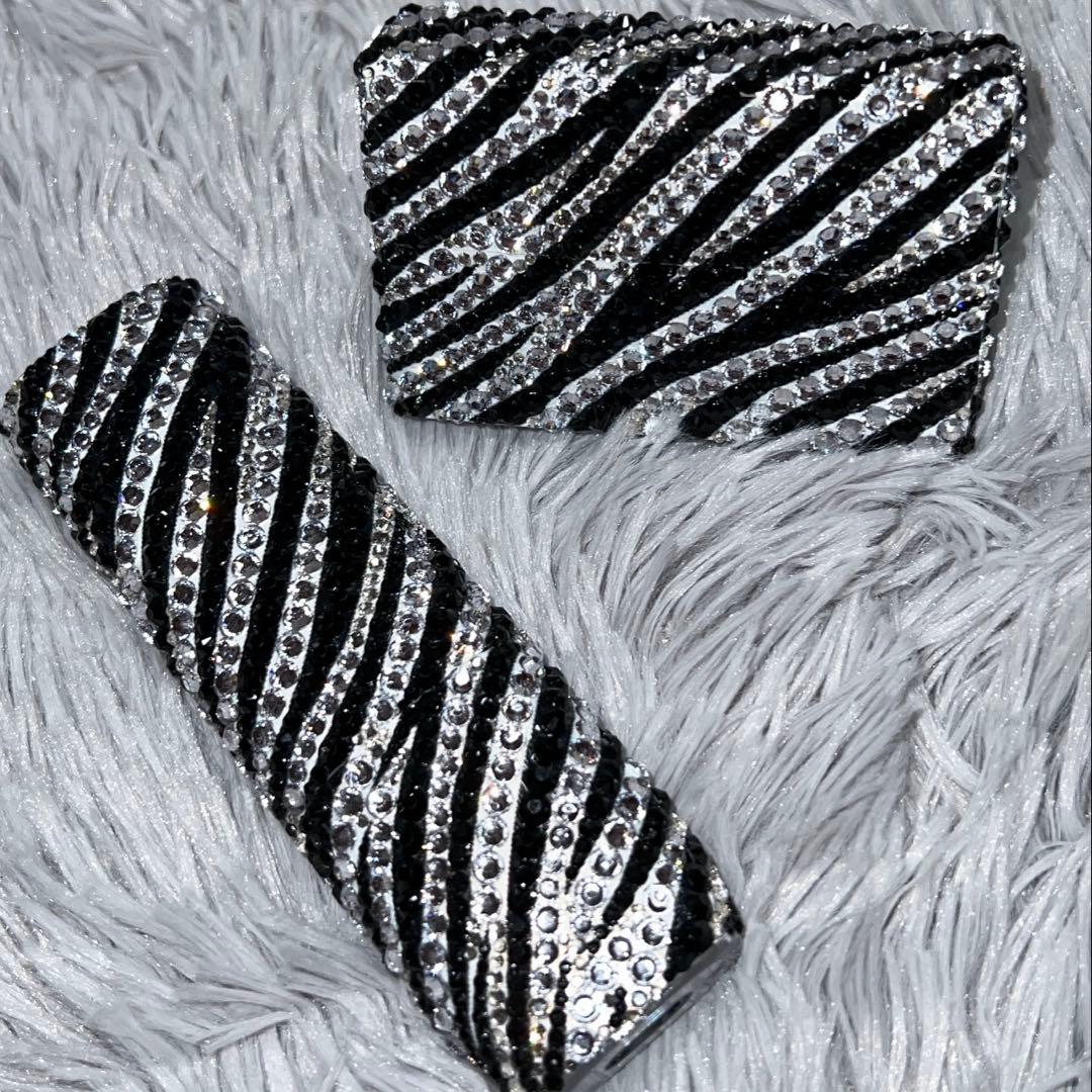 大人気♡ IQOSデコ　イルマワン　ヒートスティック　2点セット　ゼブラ