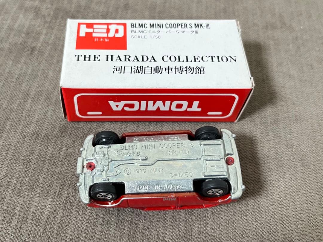 トミカ 日本製 赤箱 F8-2 BLMC ミニクーパー S マークⅢ 河口湖特注