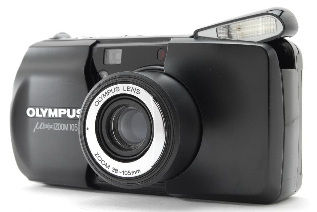 【完動 美品】OLYMPUS μ mjuZOOM105 フィルムカメラ 動作確認
