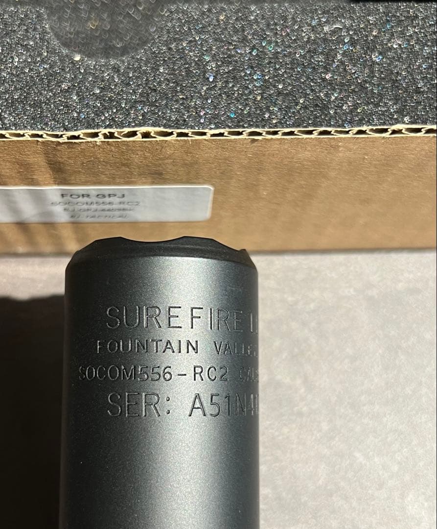 BJ TAC SureFire SOCOM556 RC2 サイレンサー ブラック