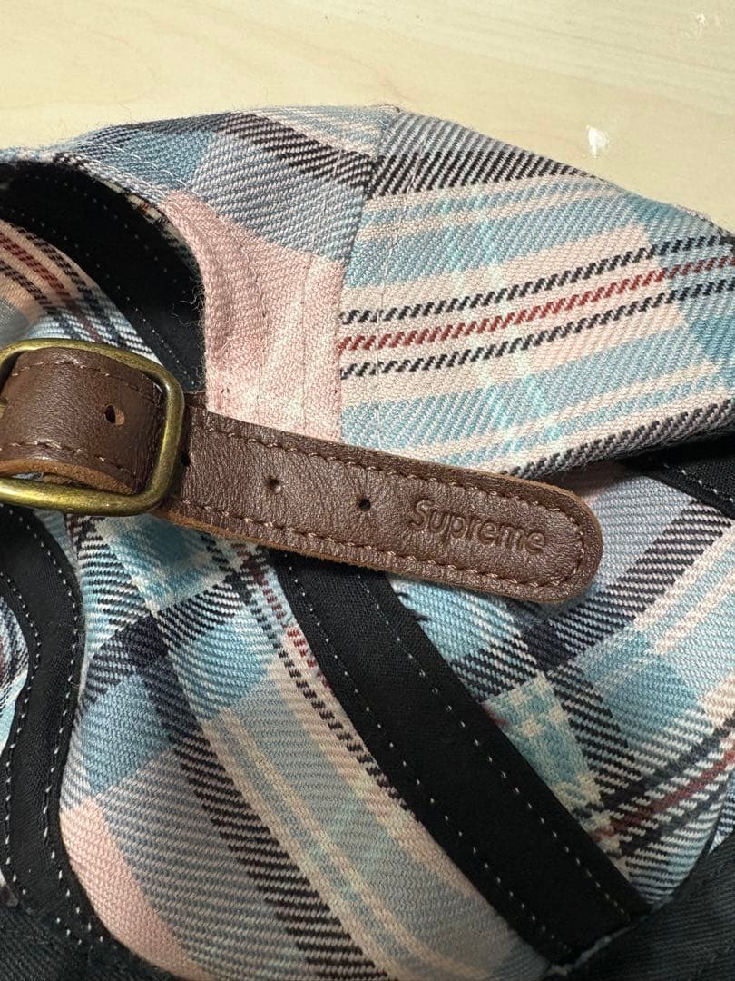 帽子 Supreme Lochcarron Camp Cap \"Pink Plaid\"