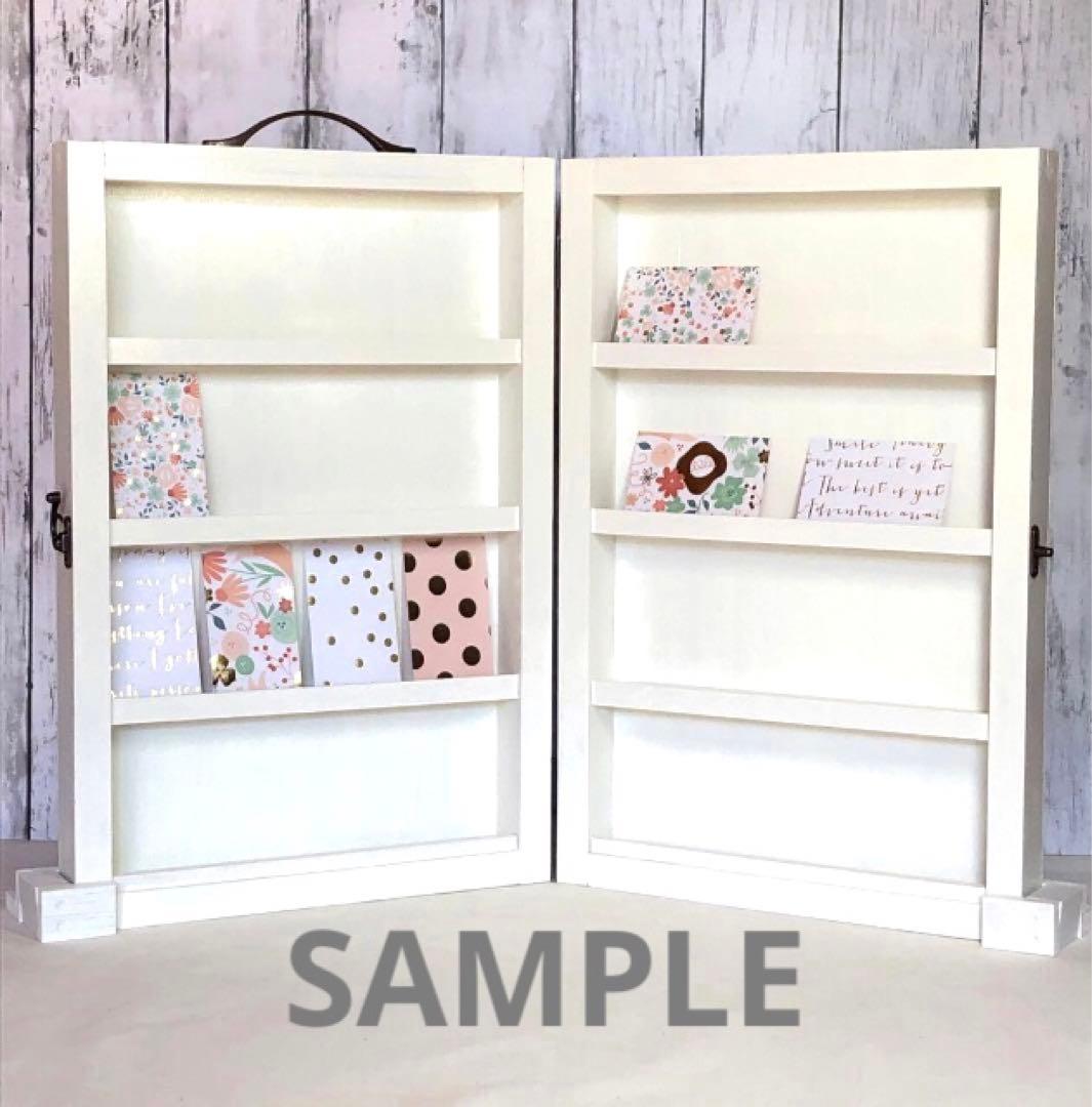 いちページ　トランク型什器・アクセサリー台×２　計３点　イベント什器