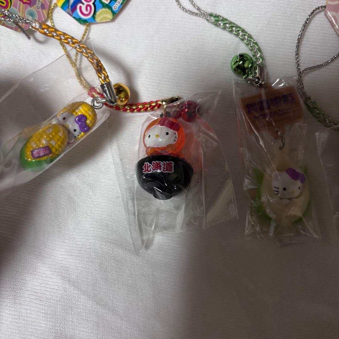 合*3様 ハローキティ ご当地 根付け ストラップ 13点セット