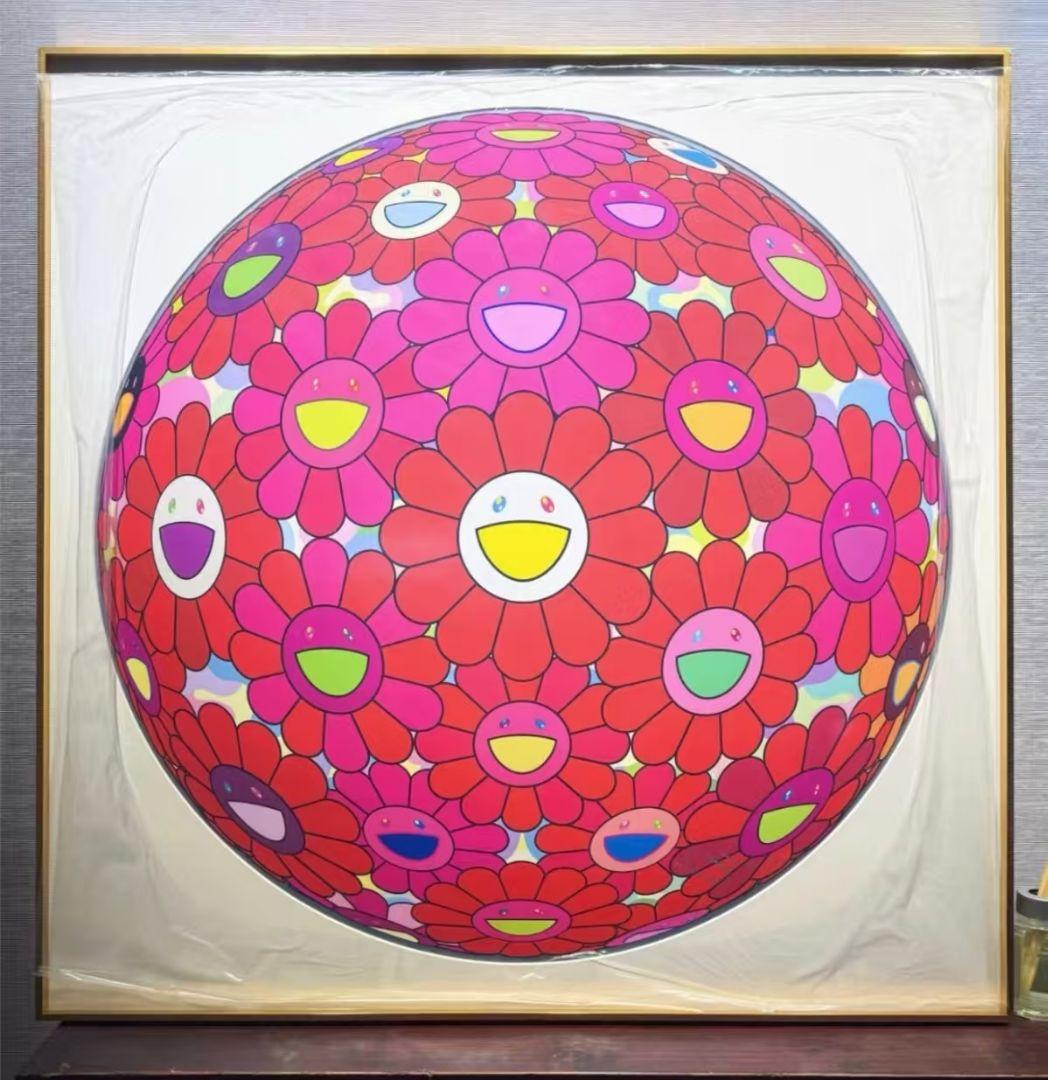 村上隆 版画【 感謝の花 】 ED300