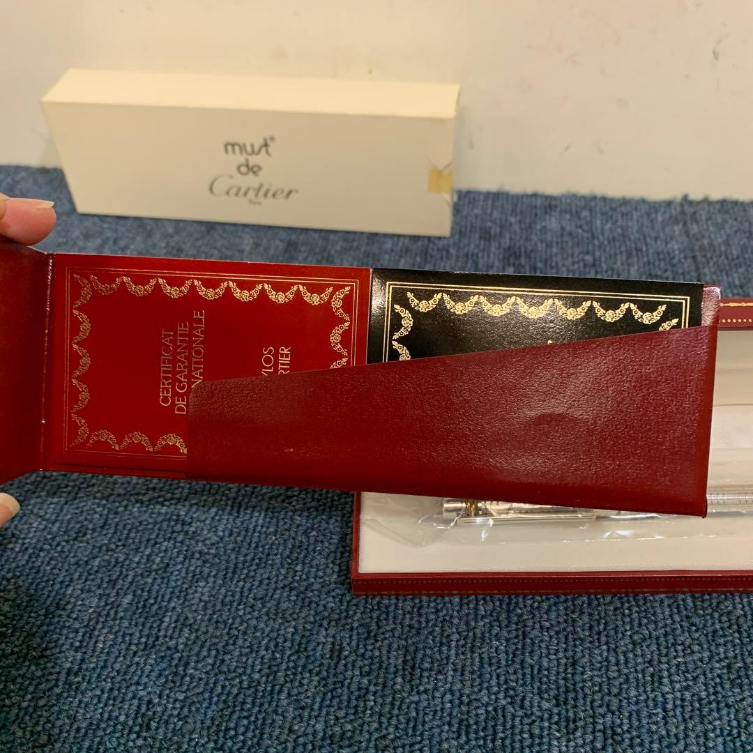 カルティエ 万年筆 ペン先 18K 750 刻印 シルバー ゴールド
