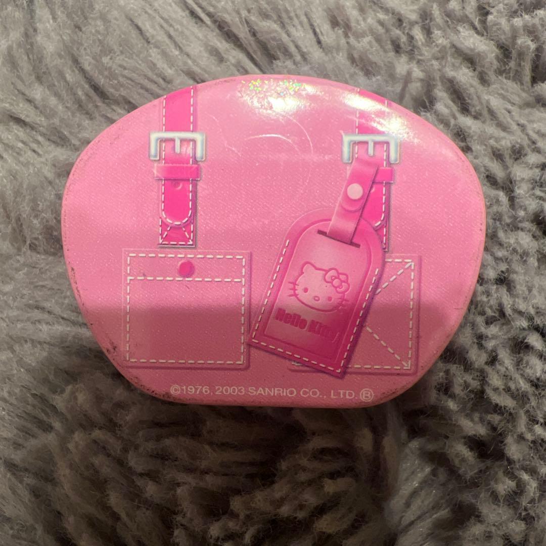 d*3様 ハローキティ 缶 チャーム レトロ 仔犬の散歩 サンリオ 2003 プ