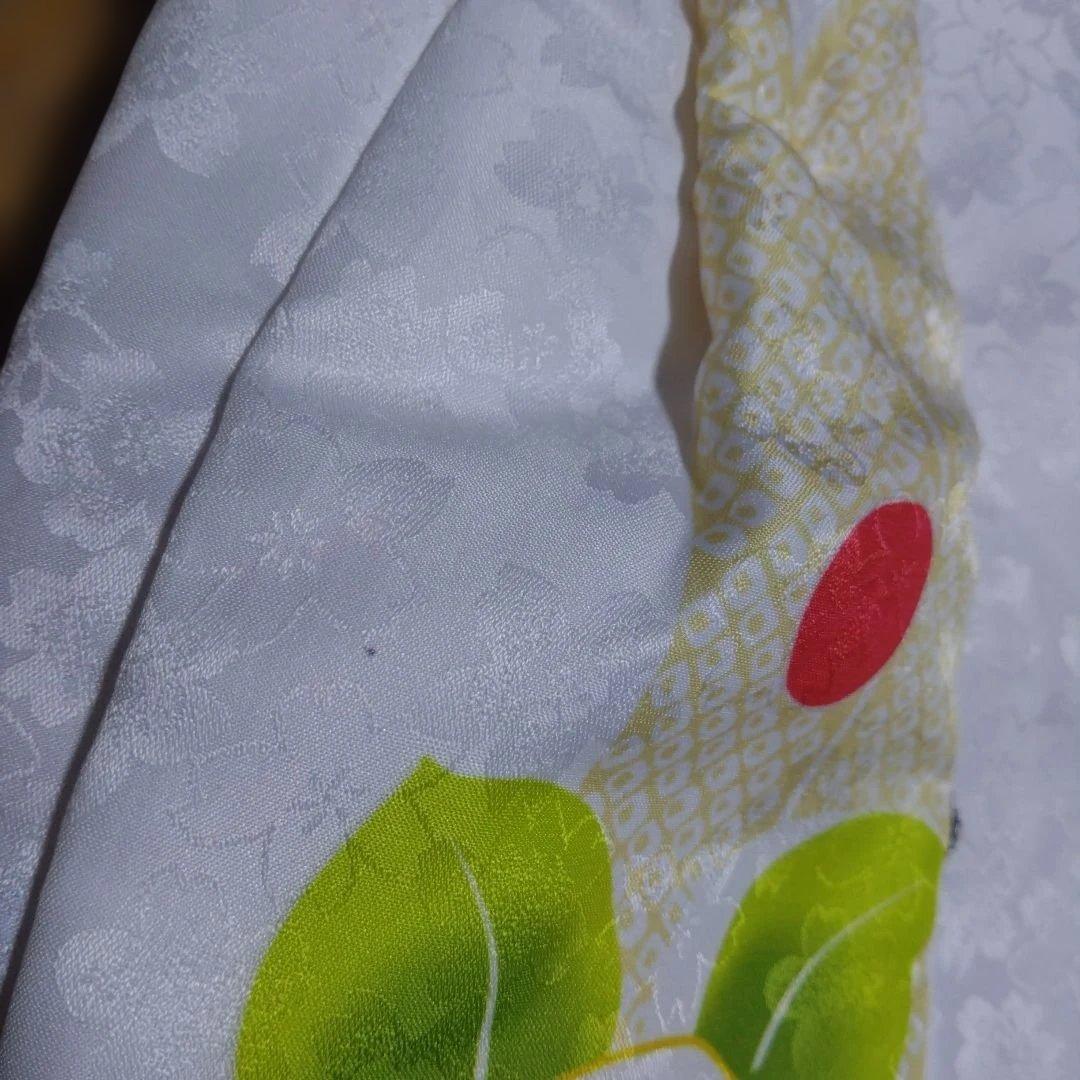 三歳★花ひめ★椿と矢羽根★被布着物小物フルセット★赤ピンク