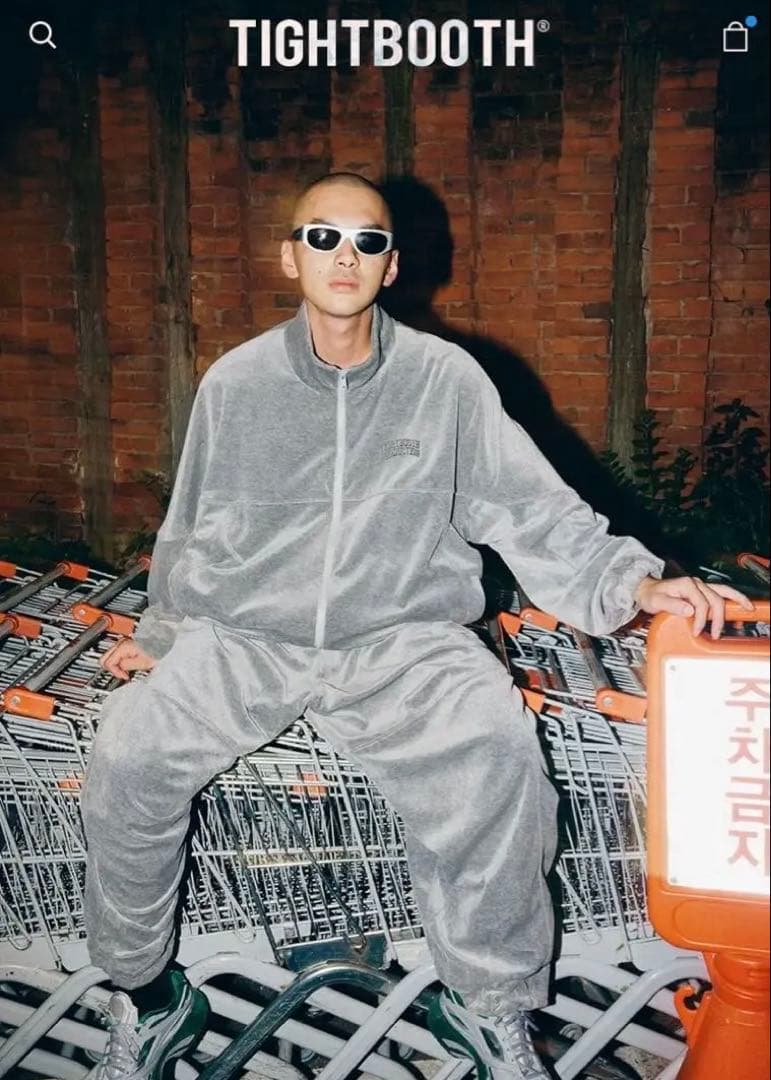 TIGHTBOOTHベロアバルーンパンツVELOUR BALLOON PANTS