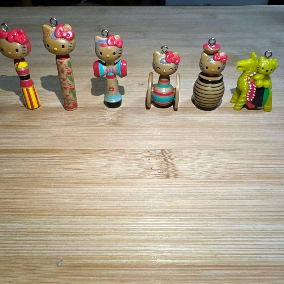 【日本限定・激レア】ふるさと紀行　ハローキティ民芸風マスコット　全24フルセット