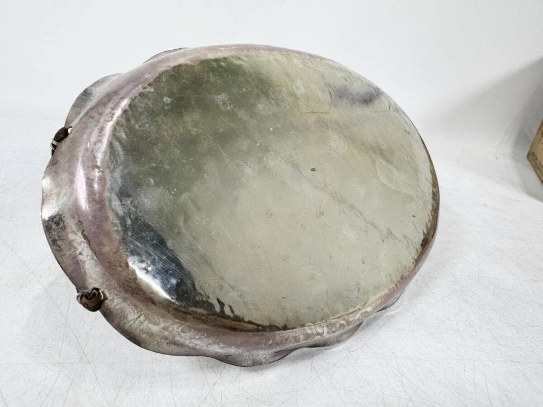 純銀製　菓子器　呉杉堂　茶道具　古道具　重量約157.4ｇ　骨董　古美術　共箱付