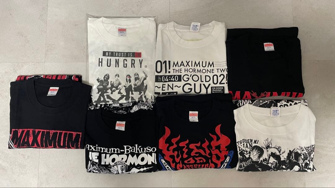 マキシマムザホルモン Tシャツまとめ売り