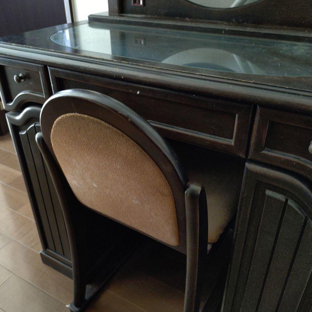 マホガニー　ダークブラウンドレッサー