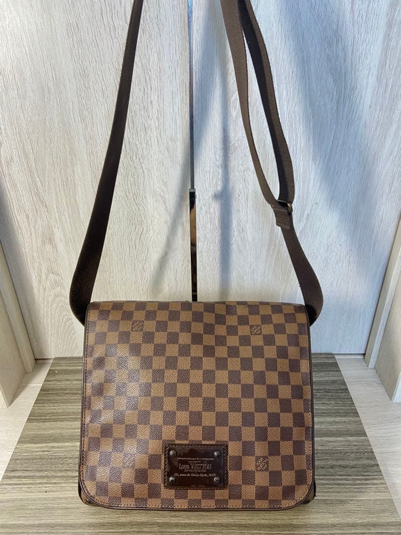 ルイヴィトン　ショルダーバッグ　ブルックリンMM N51211 エベヌ　ダミエ