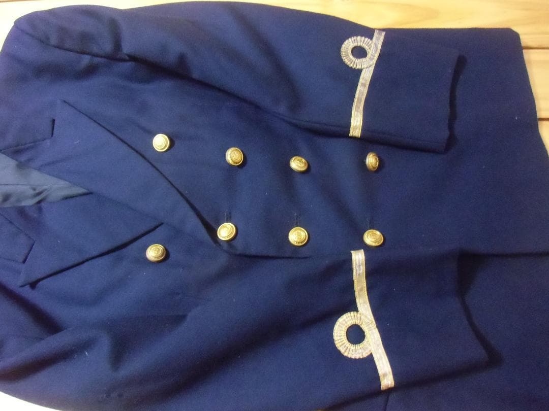 ●日本の徽章/記章＊ジャパンライン/ジライン＊３等航海士制服（実物）