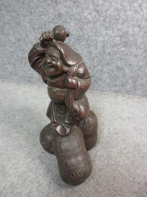 備前焼七福神大黒天 [B24536]