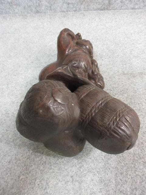 備前焼七福神大黒天 [B24536]