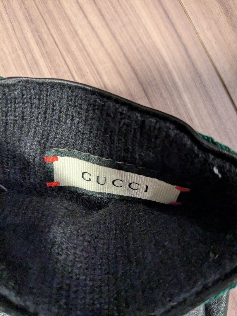 GUCCI レザーグローブ