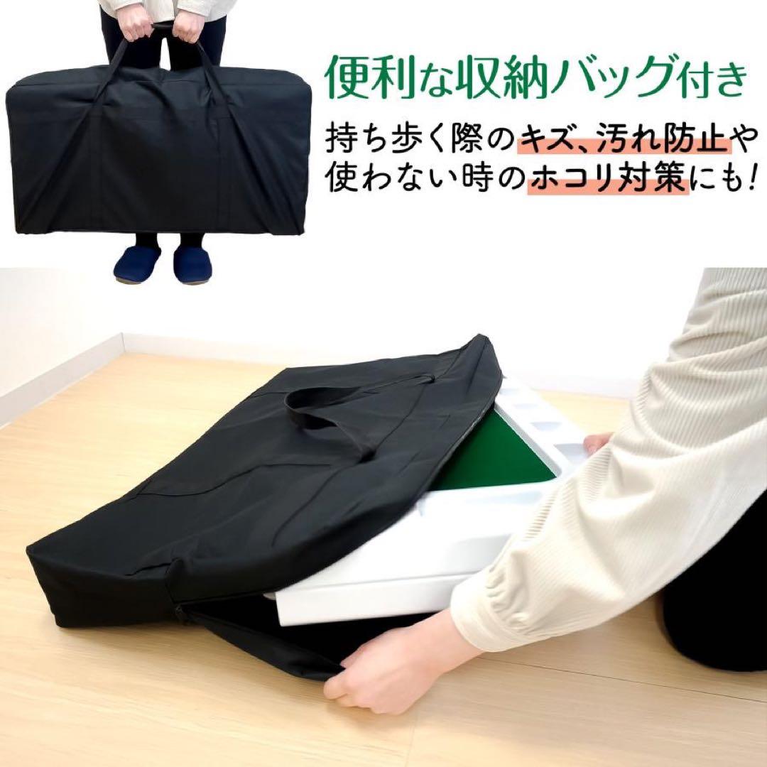 麻雀卓 折りたたみ 手打ち 家庭用 持ち運び 麻テーブル 麻雀台 高さ調整 白