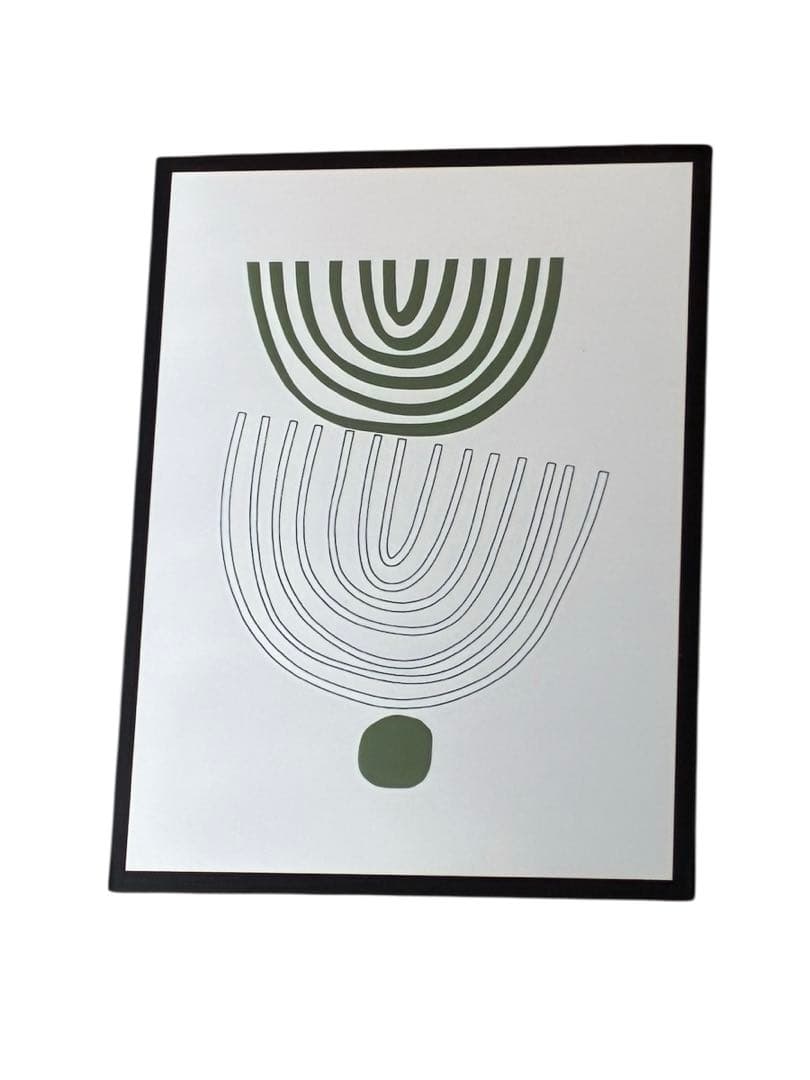 アートポスター パネル 北欧　幾何学　抽象的 ミッドセンチュリー　3枚セット