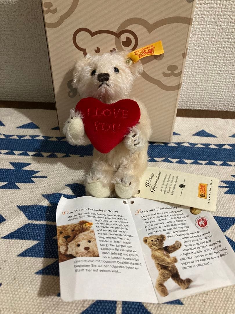 シュタイフ テディベアタグ付き廃盤レア‼️小さいくまさん