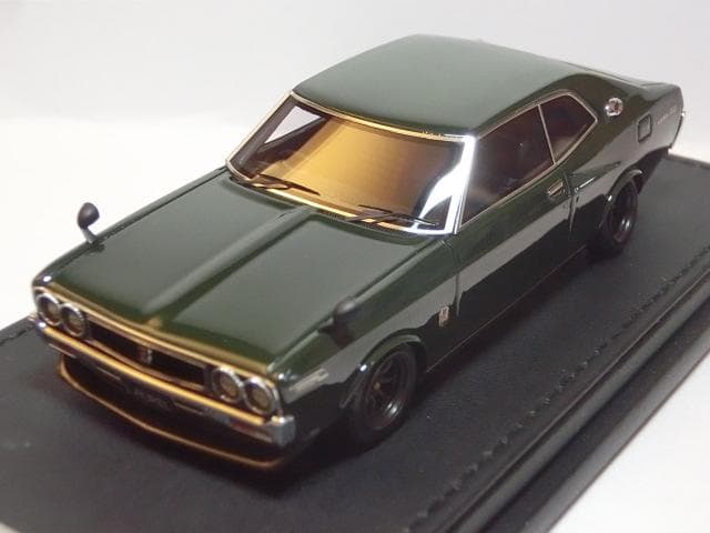 イグニッションモデル 1/43 IG0140 日産ローレル2000SGX緑 箱付