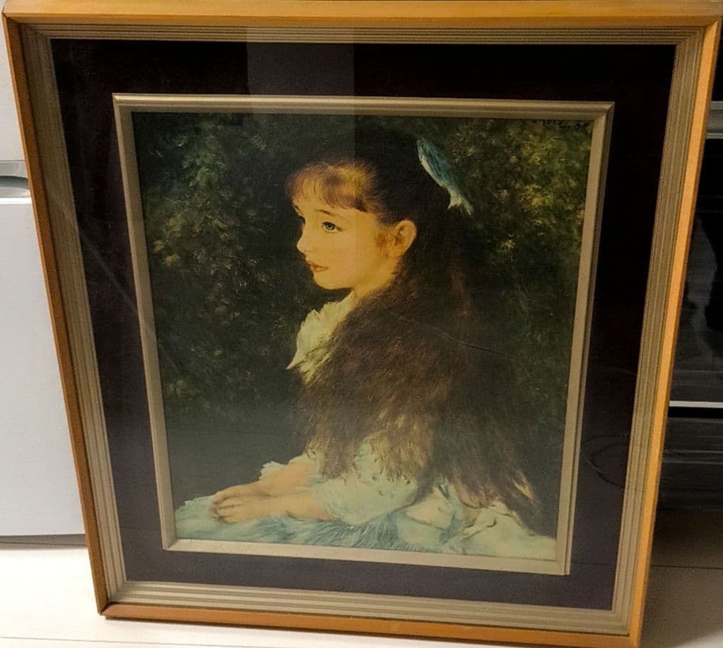 ルノワール　イレーヌ嬢の肖像　複製画