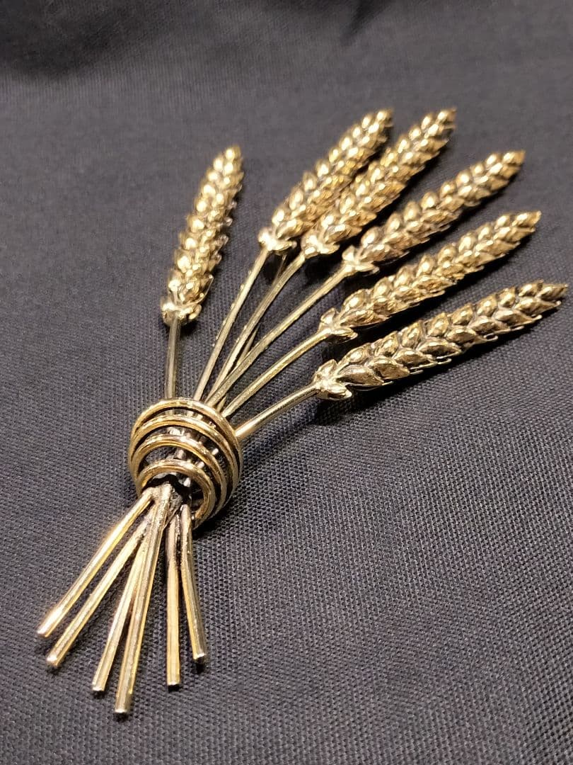 KENZO ブローチ　稲穂　麦穂
